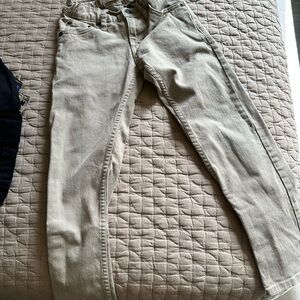 Levi's Tan Straight Leg Jeans Classic Denim